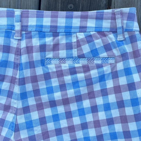 NWT Market And Spruce
Women Checkered Chino Shorts, White/Blue/Purple - Picture 8 of 8